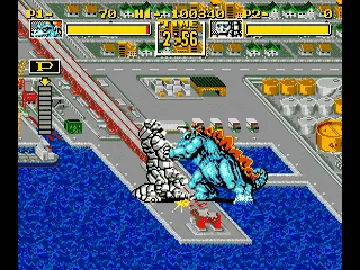 King of the Monsters (Europe) screen shot game playing